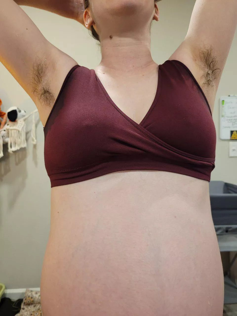 I'm told my sweaty hairy armpits smell great while pregnant