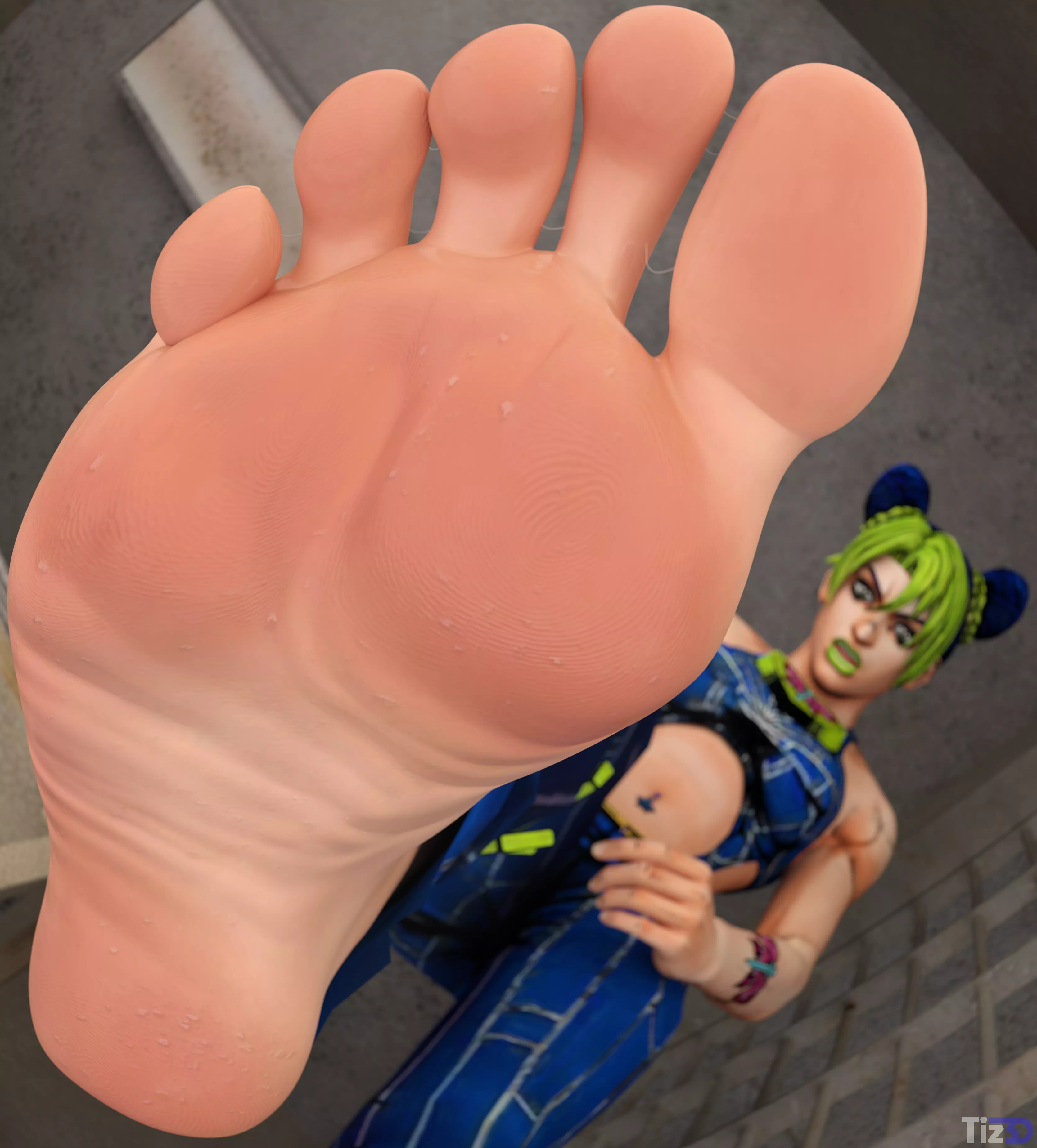 Jolyne Cujoh (JoJo's Bizarre Adventure) [Artist: Tiz3D]