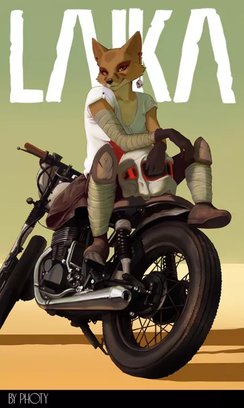 Laika: Aged Through Blood. Fanart by me :3