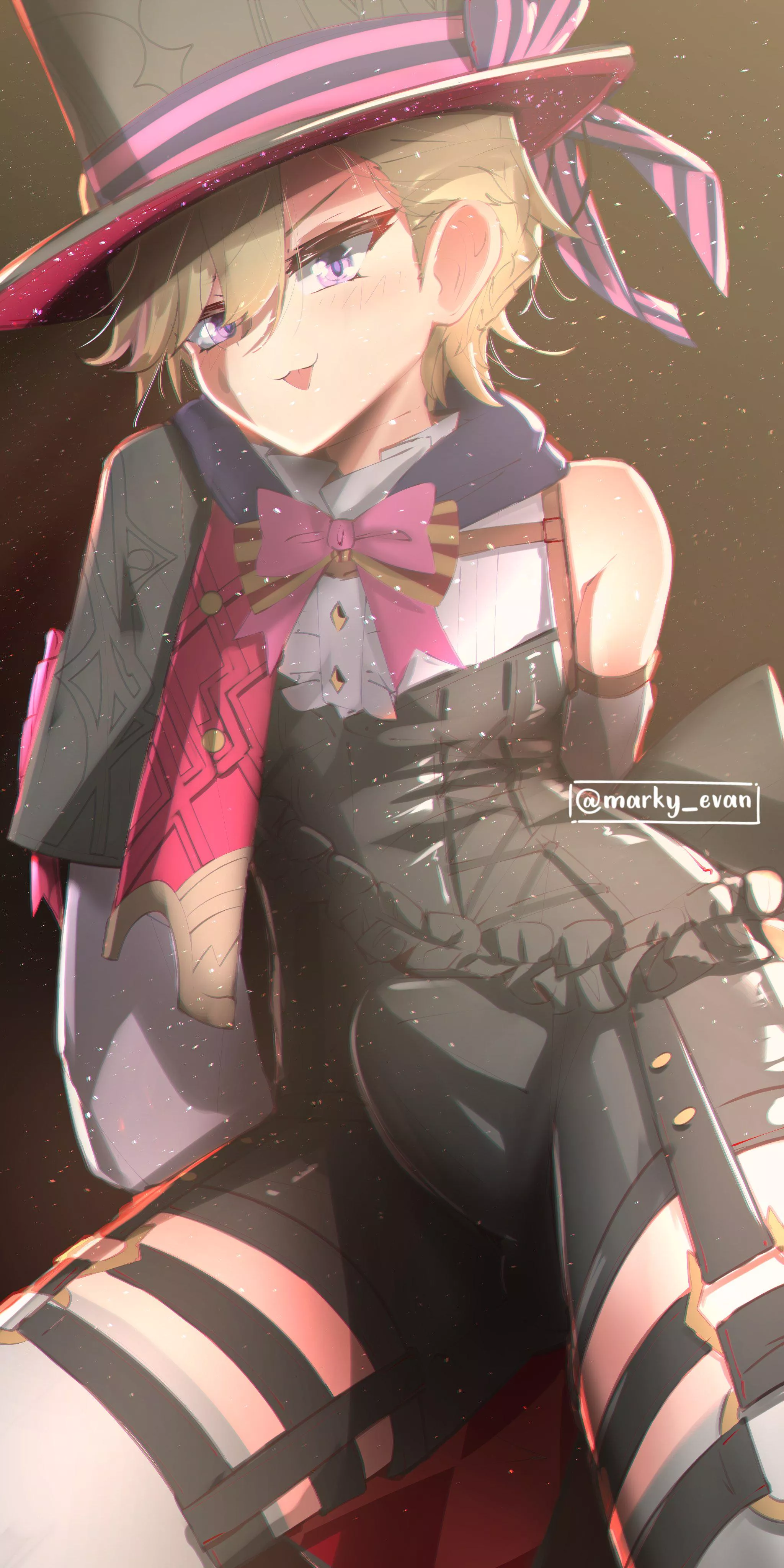 Mr. Lyney is happy to see me