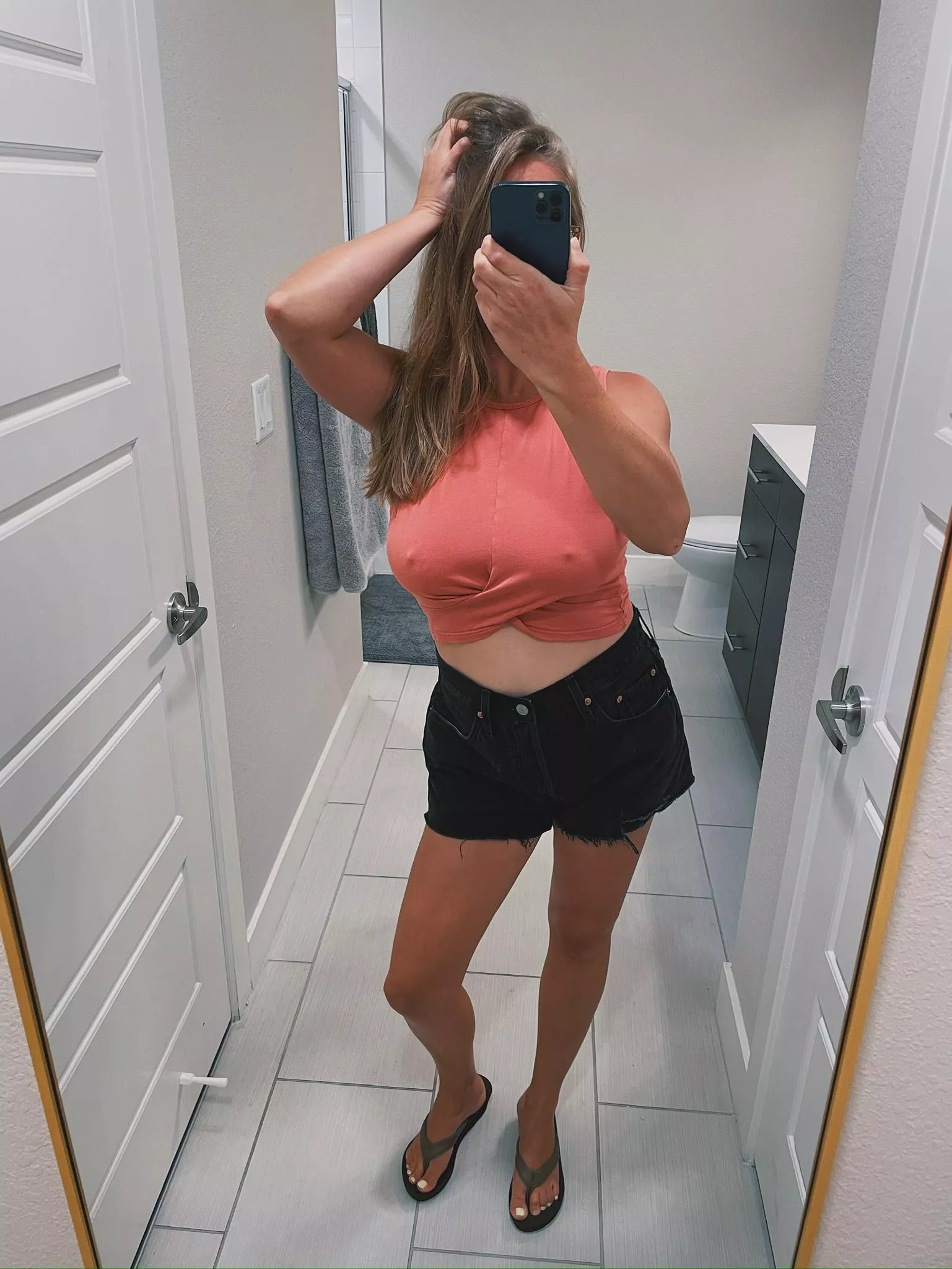 My nips are always hard. Makes going braless quite a spectacle.