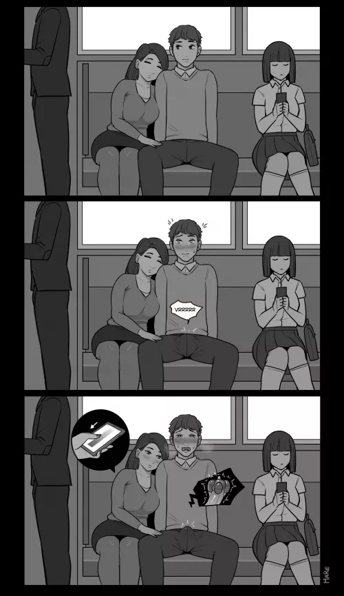 Playing with him on the train