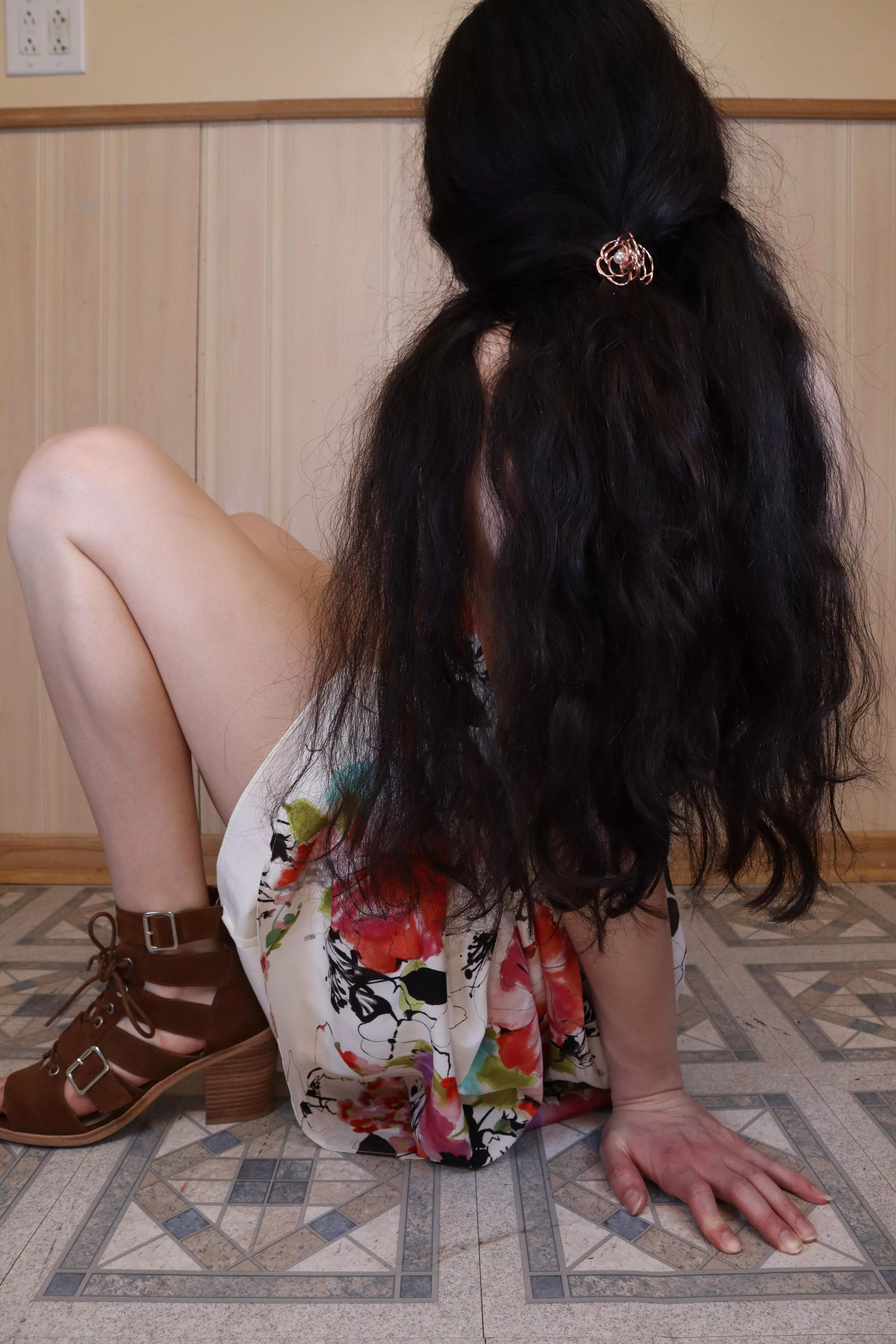 Pull my hair or pull my dress. Either way or, I still get treated like a princess