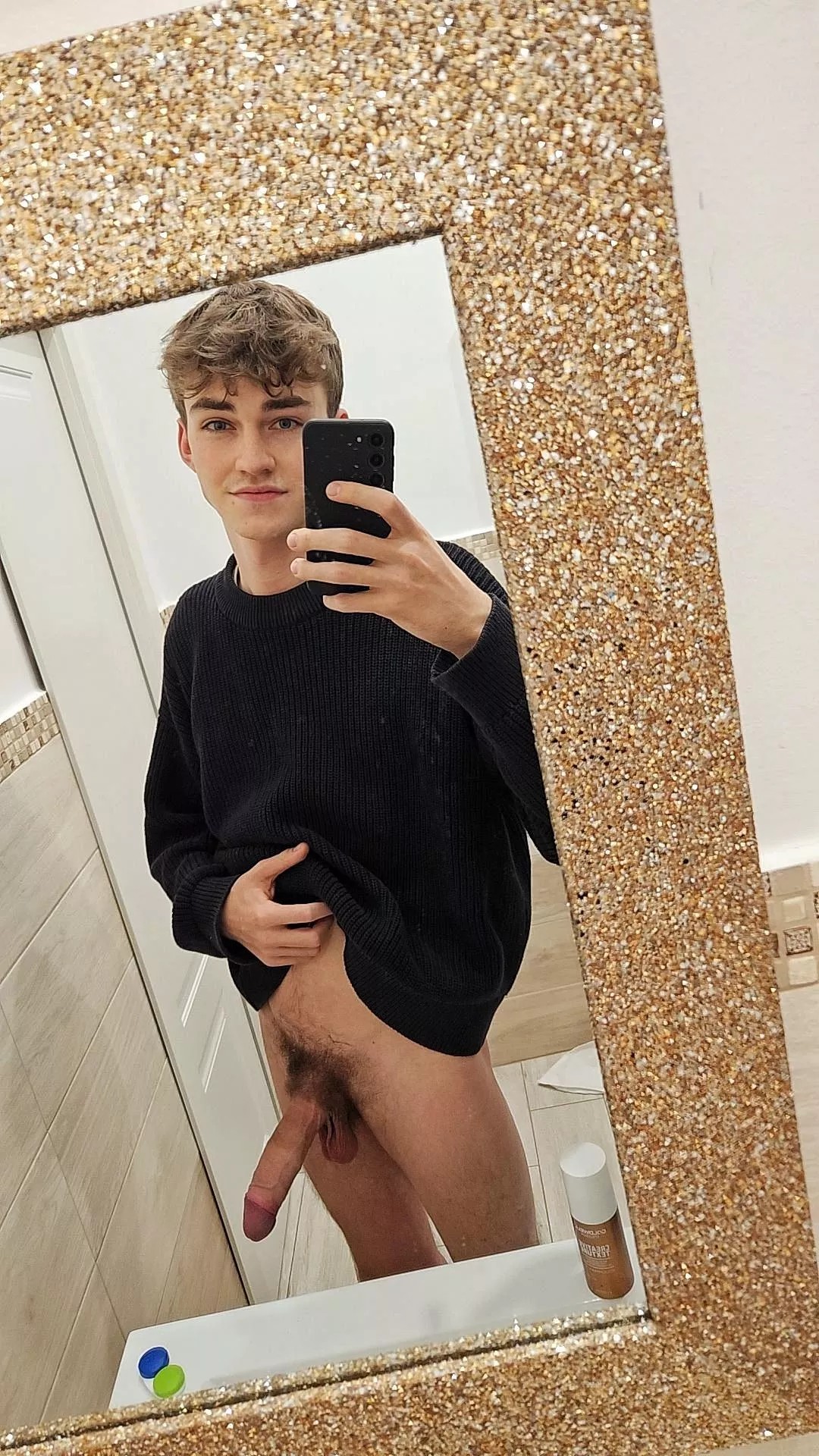 Should I push it in or are you gonna slide over it?