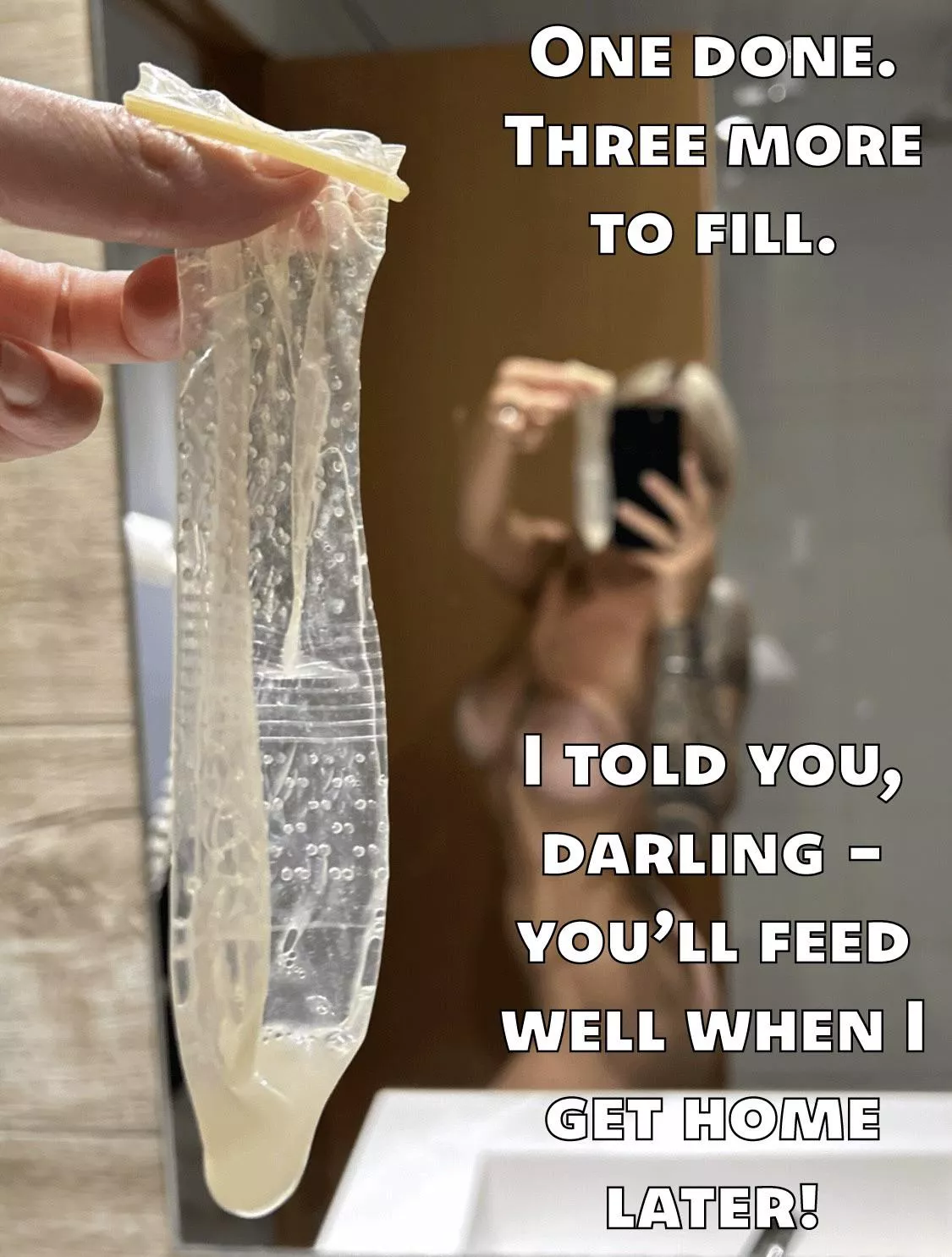 Such a kind wife, always thinking about you… 