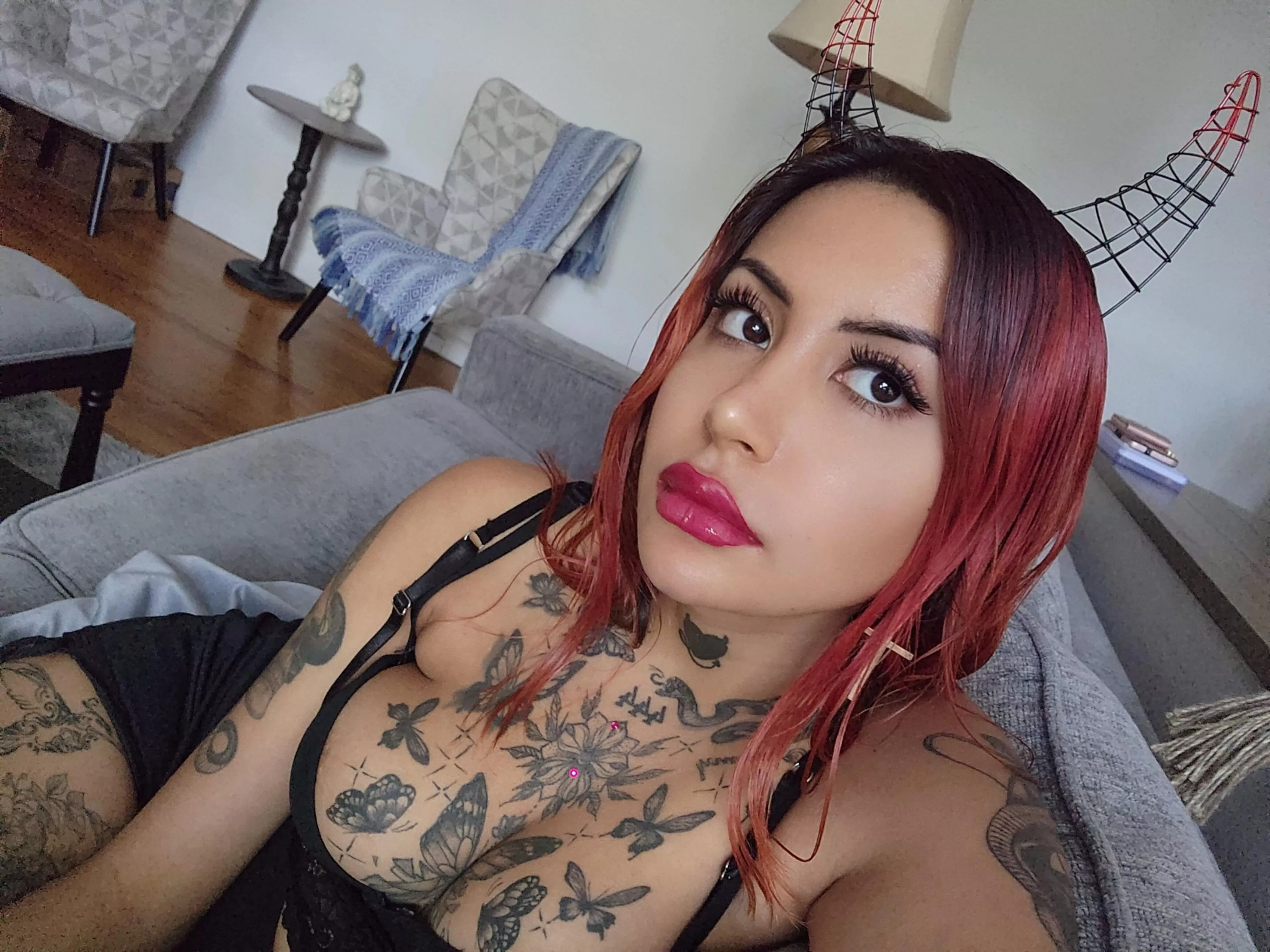 Tattooed redheads fuck like a demon