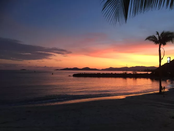 The best place I’ve had a rum & coke. British Virgin Islands.