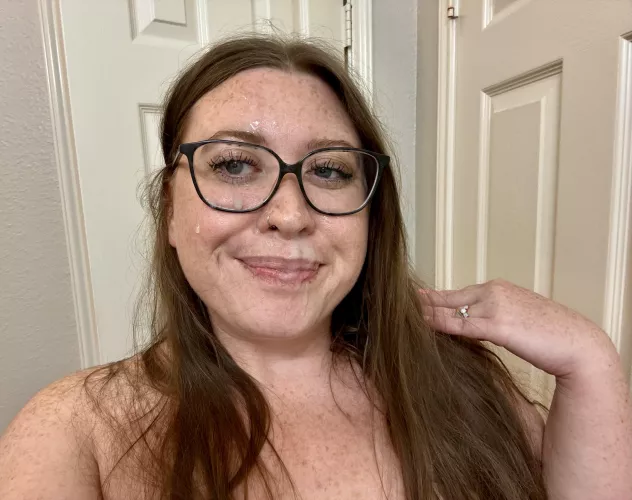 The glasses didn’t help keep it out of my eyes 🥲