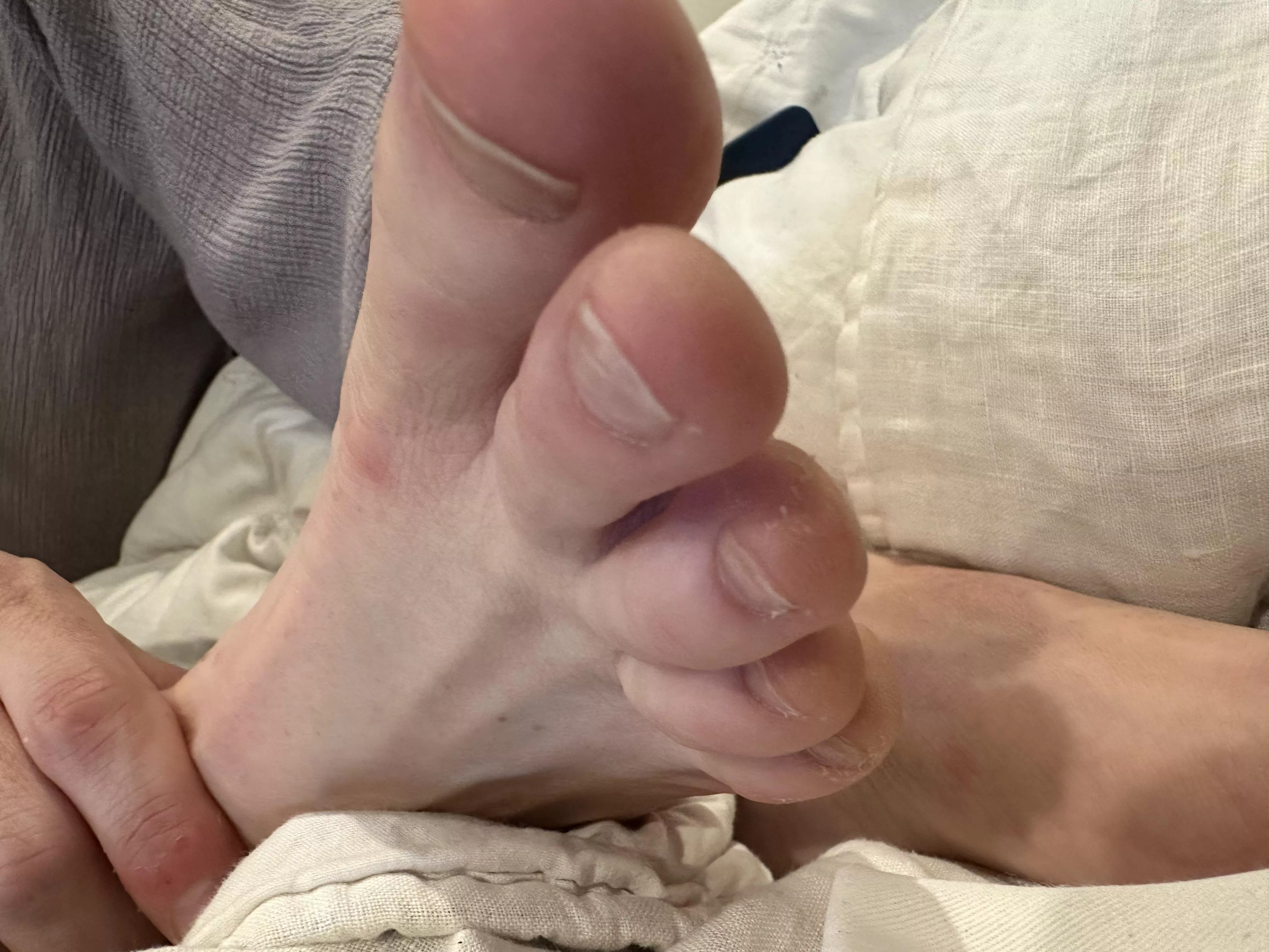 Toes Up Close