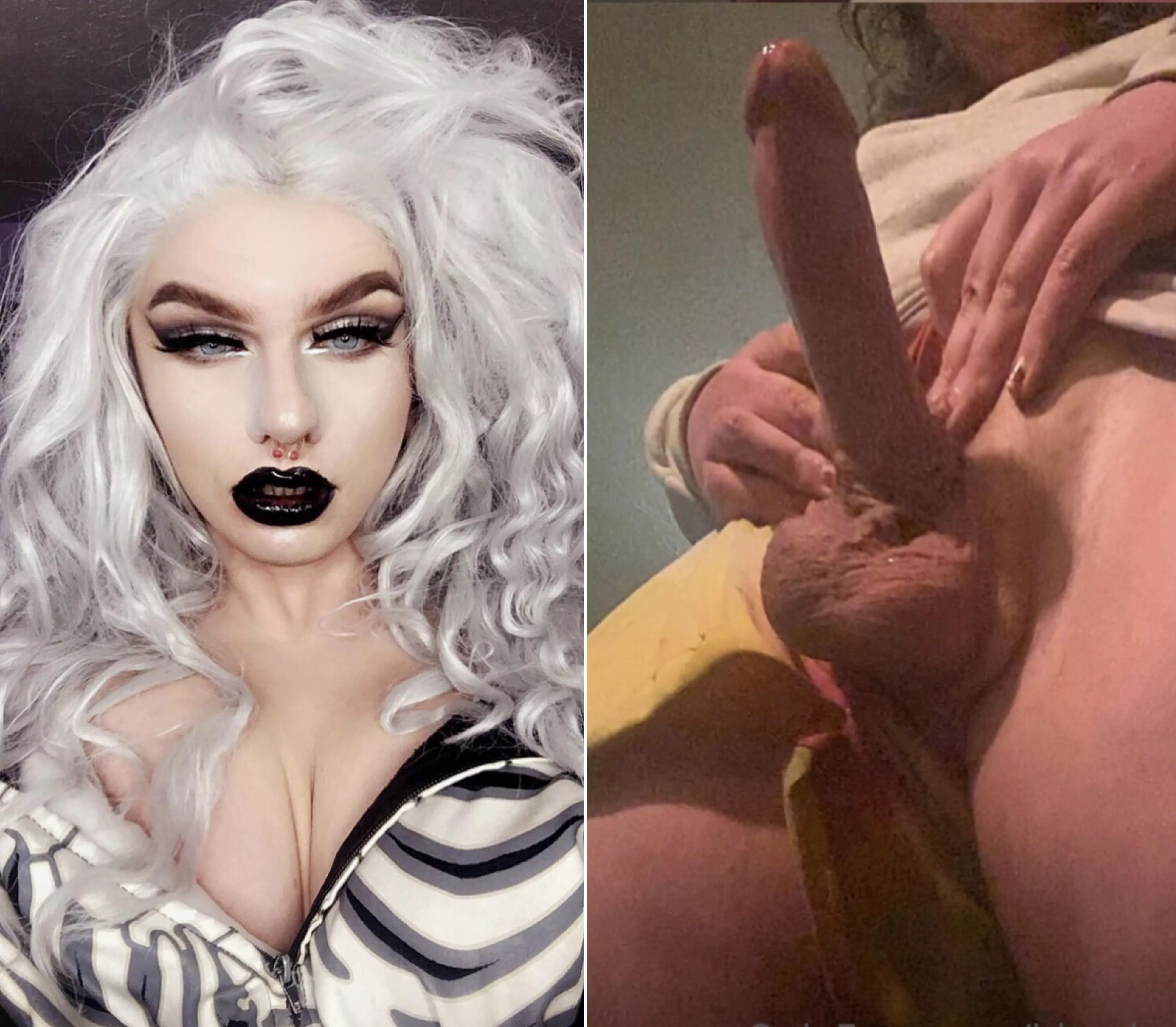 Want some Goth Goddess cock? 🖤