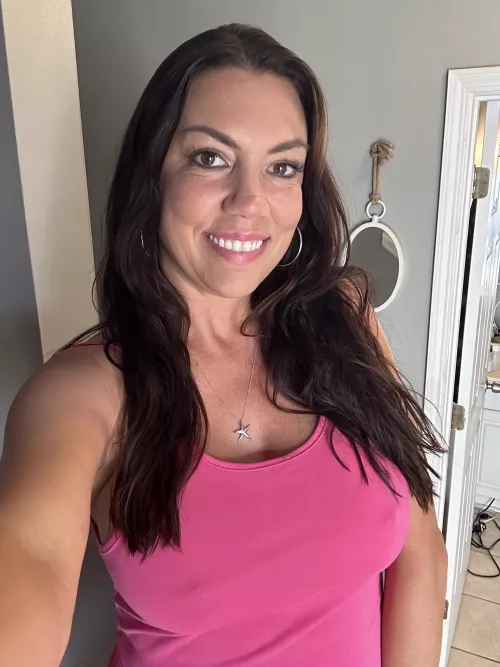 Yes you must stare at my pokies cause that's the reason I'm not wearing a bra