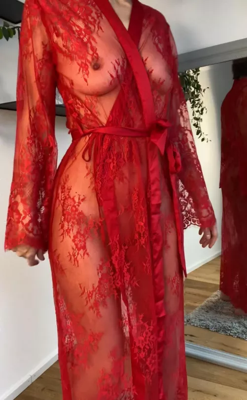 Your first thought about my dressing gown…(swiss girl)