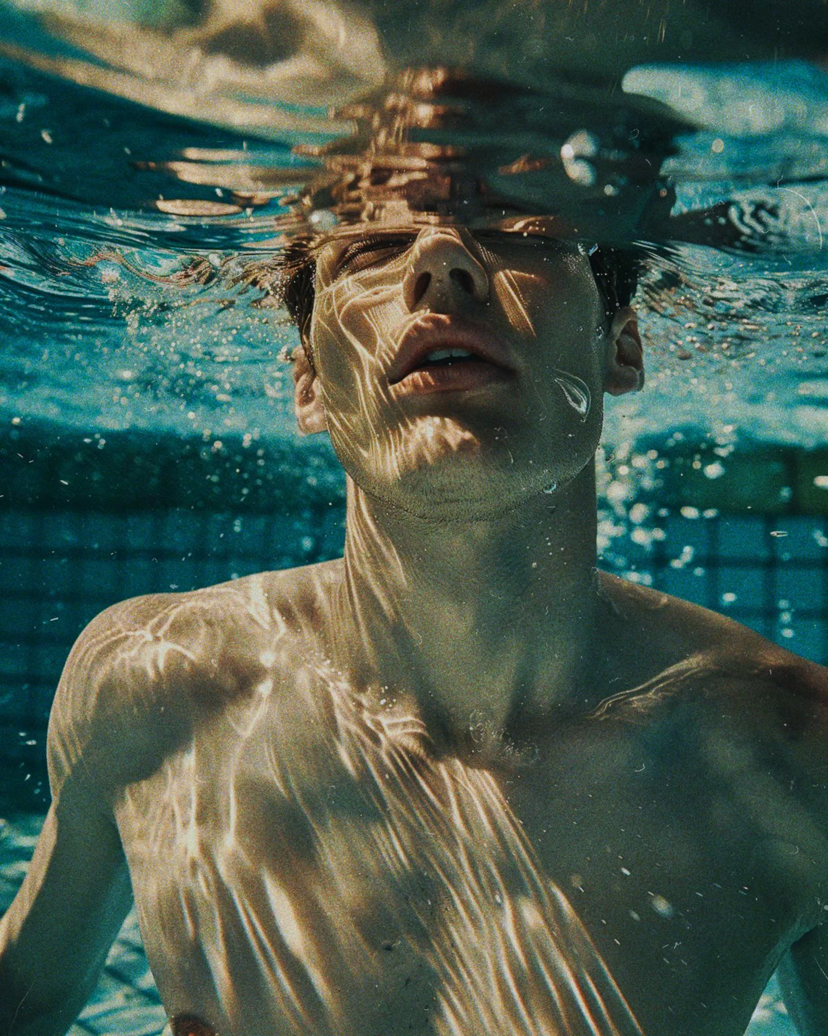 first underwater photo shoot for a queer magazine 👑