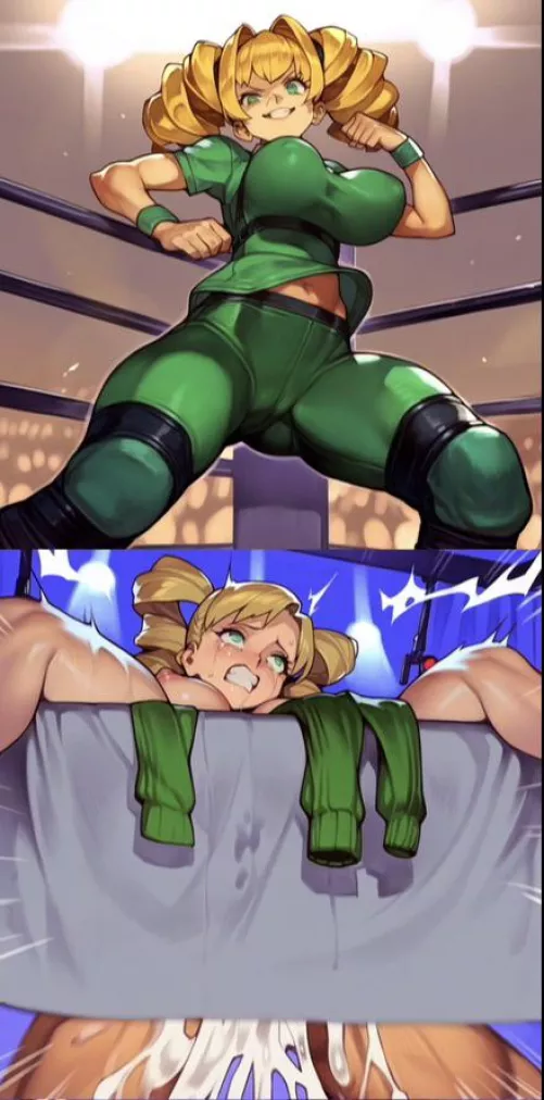 Front row seats are packed, everyone knew the slut will loose