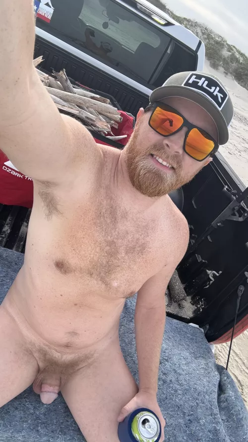 Hanging nude on the Texas coast a few weeks ago! 