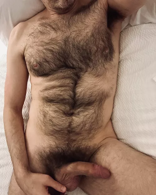 I slept in the wet spot because I'm a gentleman...