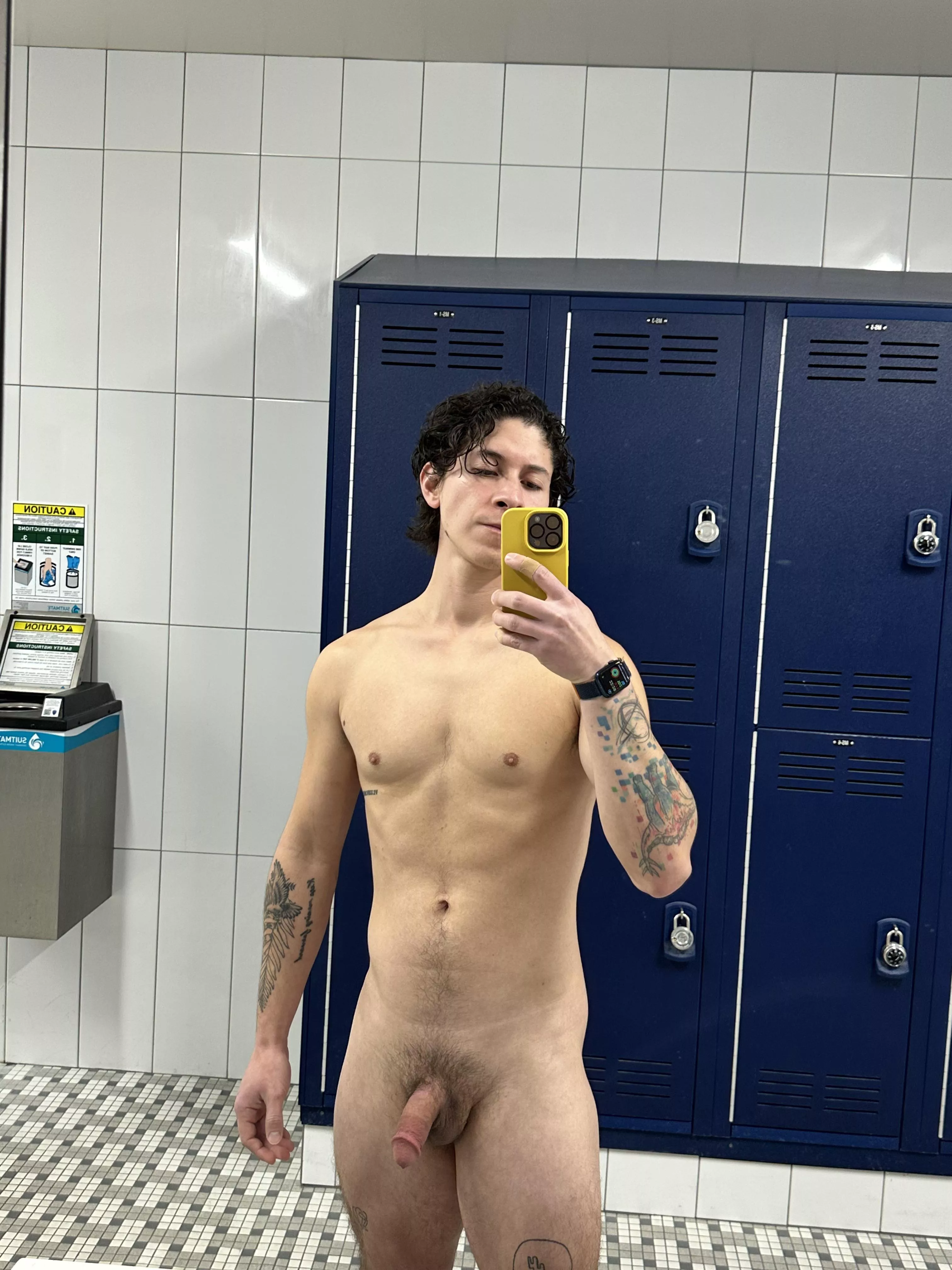 My university locker room