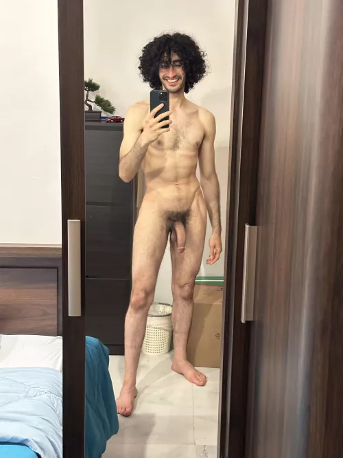 Playing with my cock or hair first? 