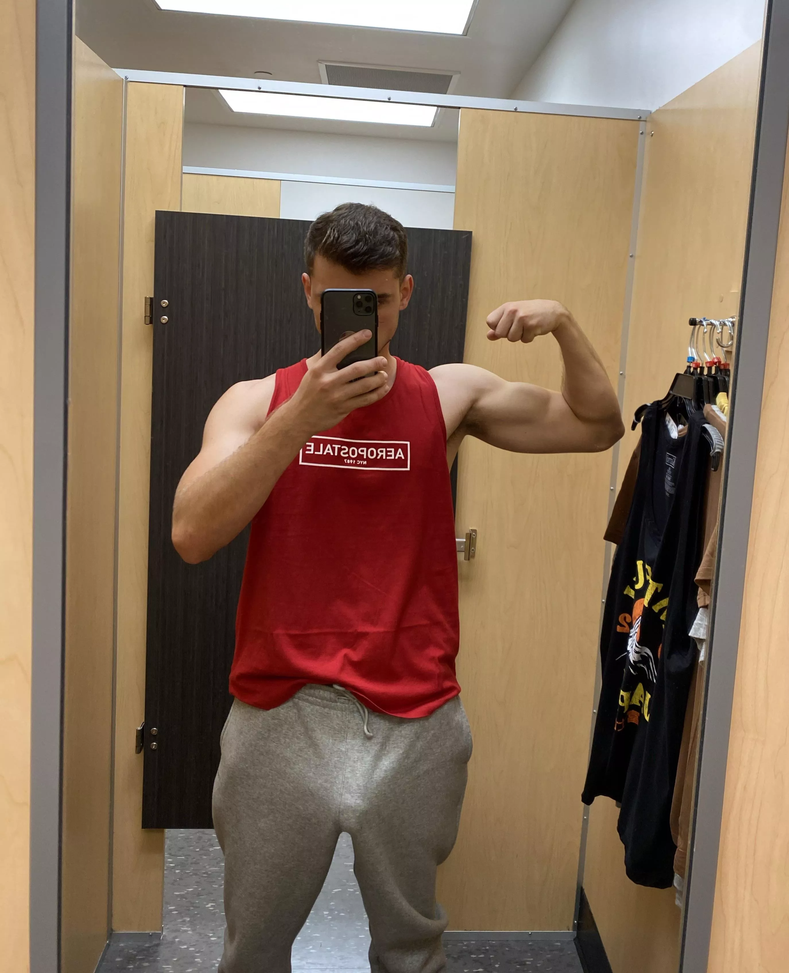 Went shopping, got hard