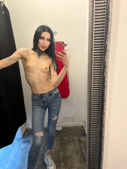 will you come to my fitting room? let's do something dirty