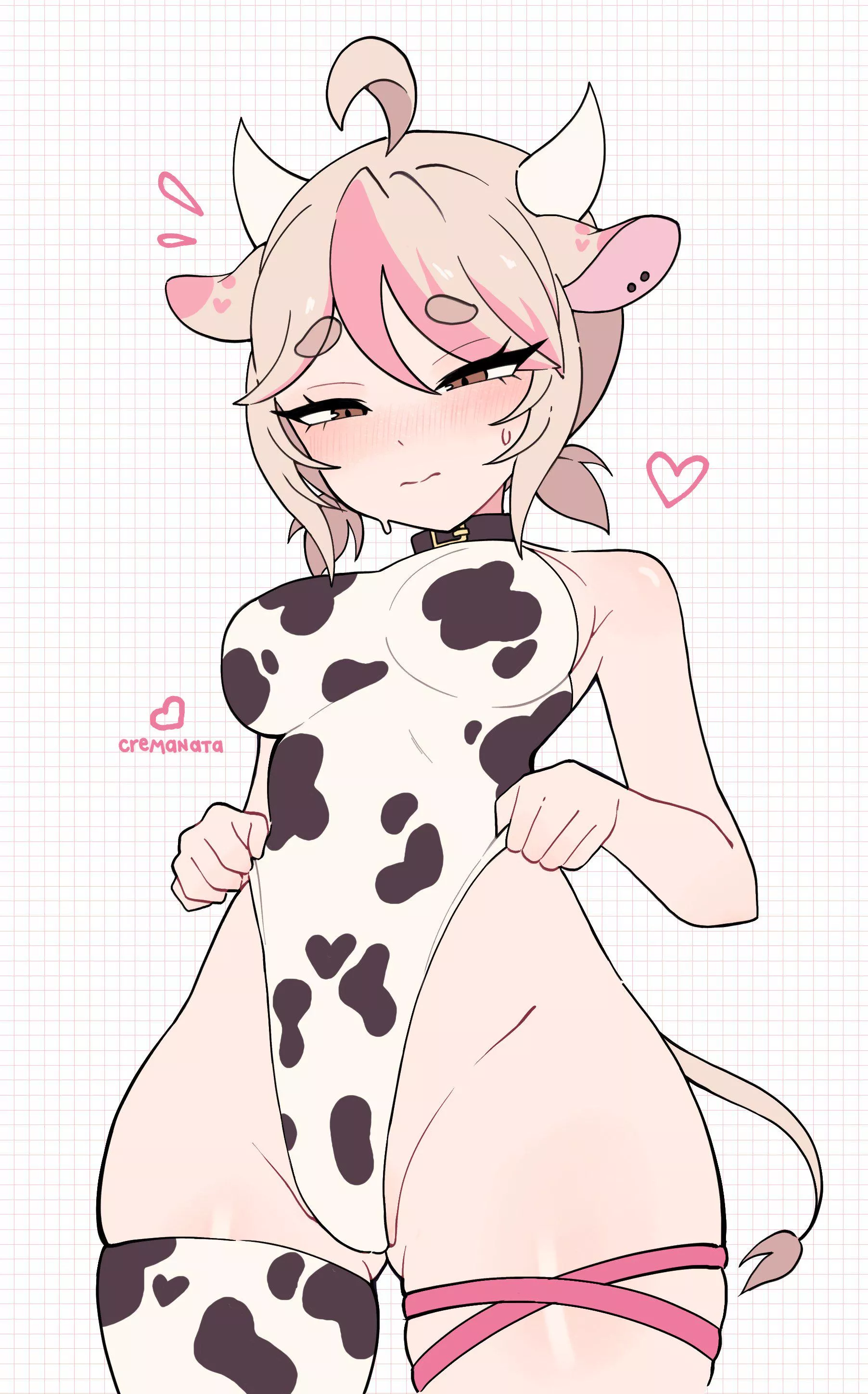 Cow print body suit 