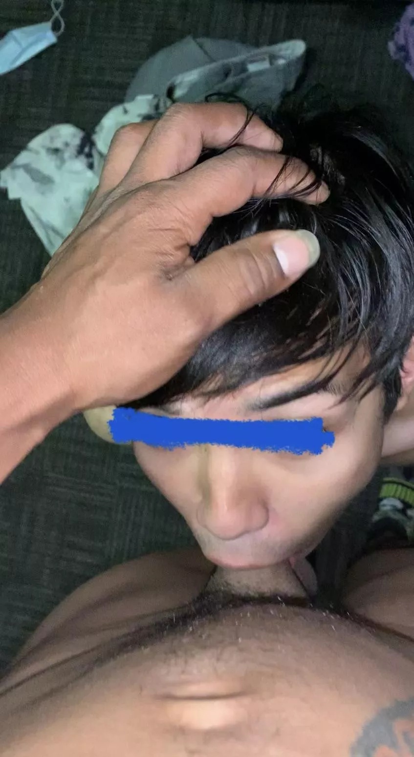 Had this guy fuck me in the living room with my roommates next door🥵