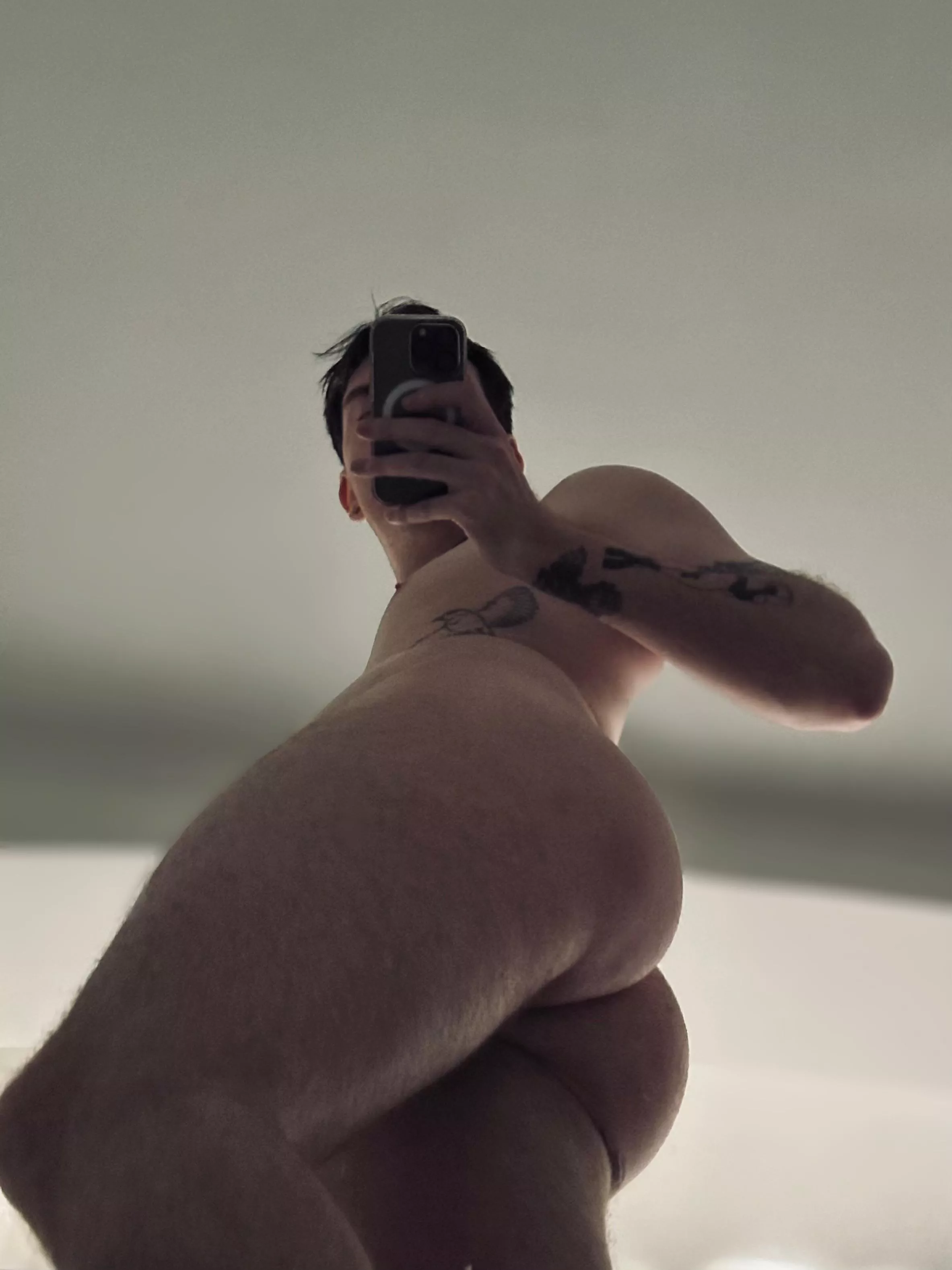 How does my ass look from this angle?