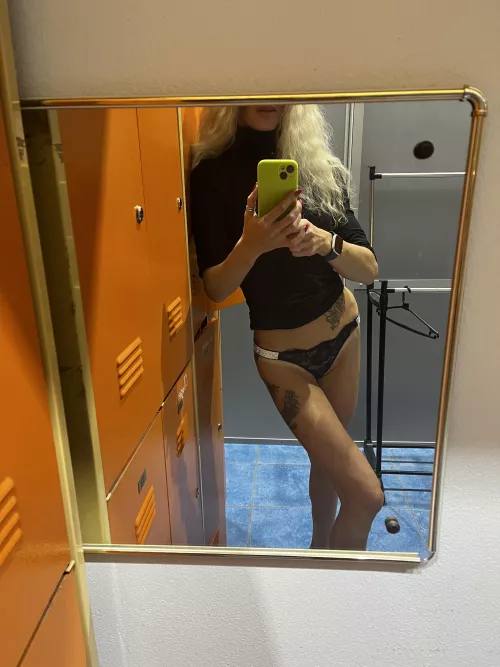 I'm just in the locker room. 