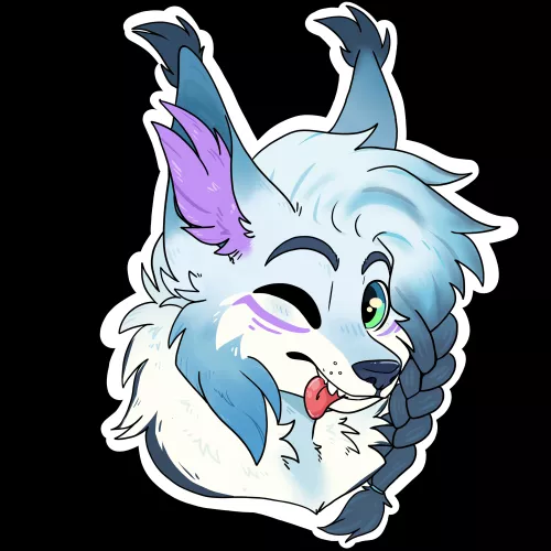 Look at this cute OC I got to draw for a commission I did ♡