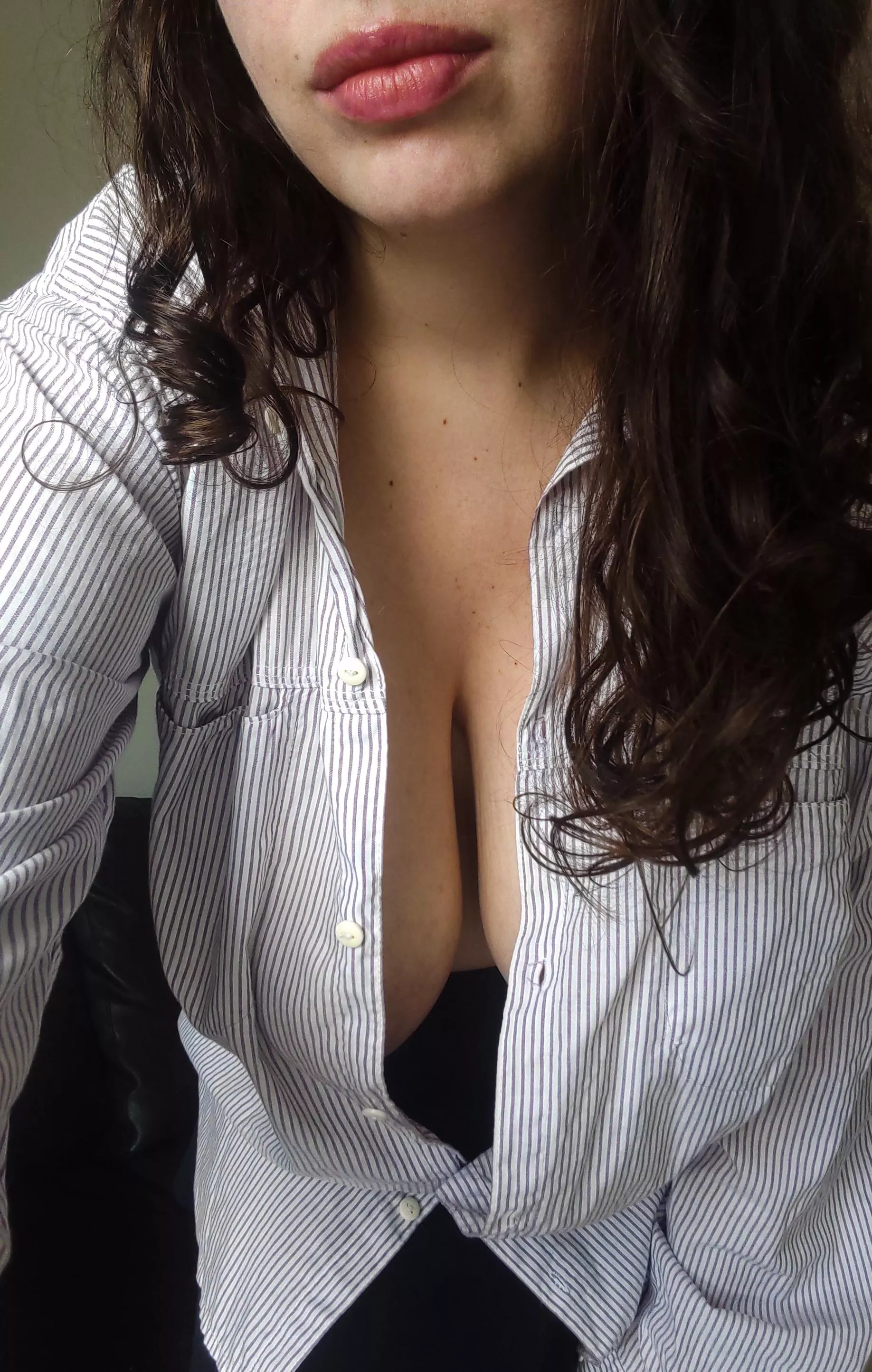 maybe my shirt should be buttoned