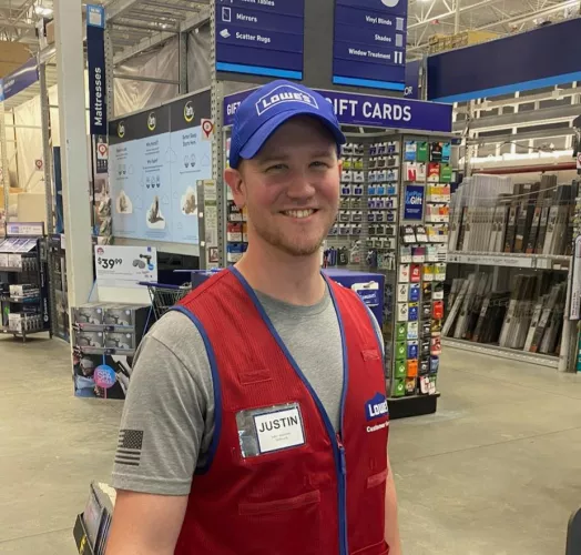 My dad snuck up on me at work 🙈