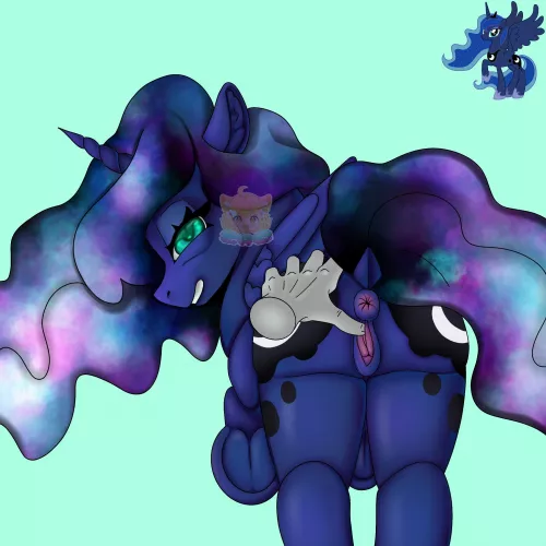 Princess Luna made by me sugarm3w on deviant art 