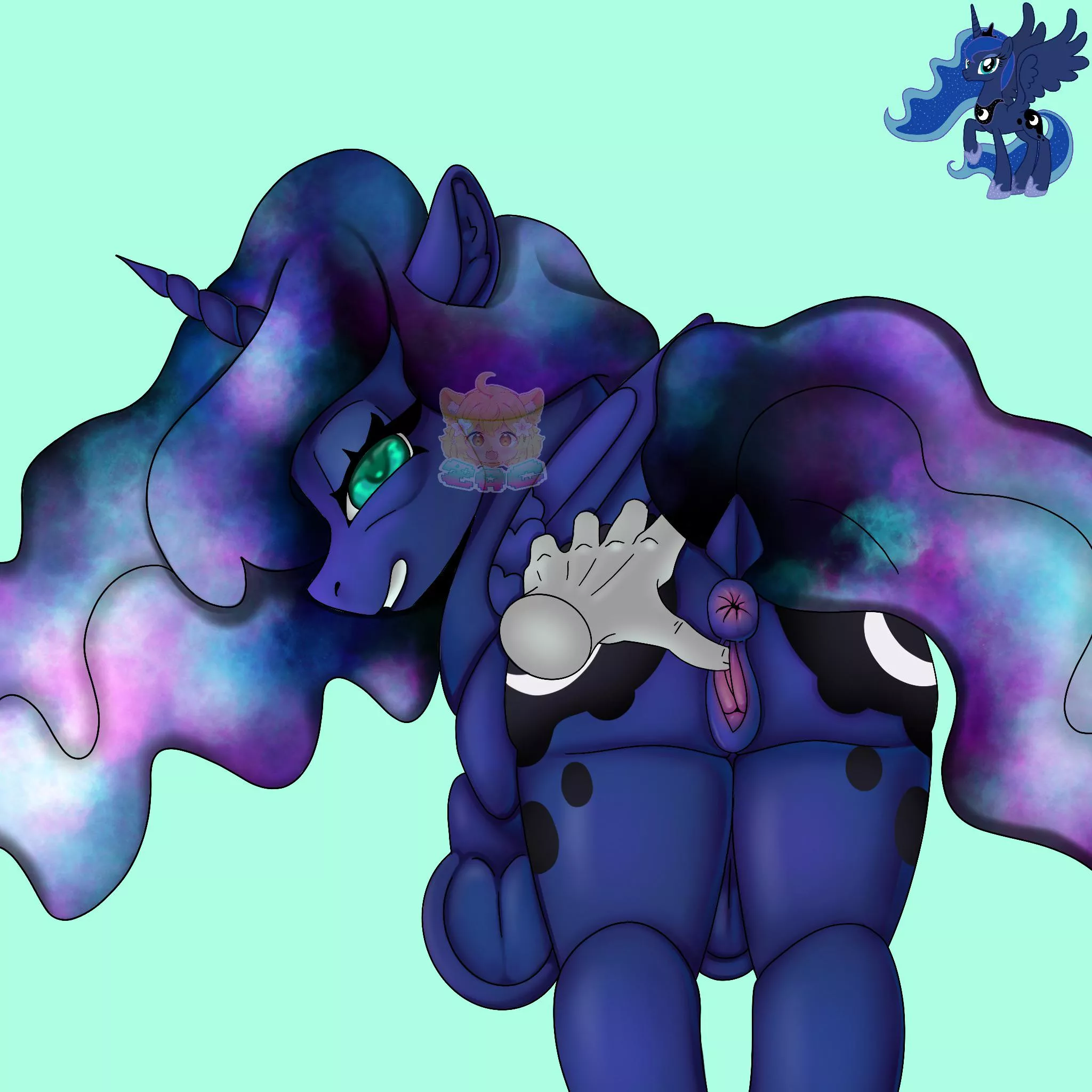Princess Luna made by me sugarm3w on deviant art 