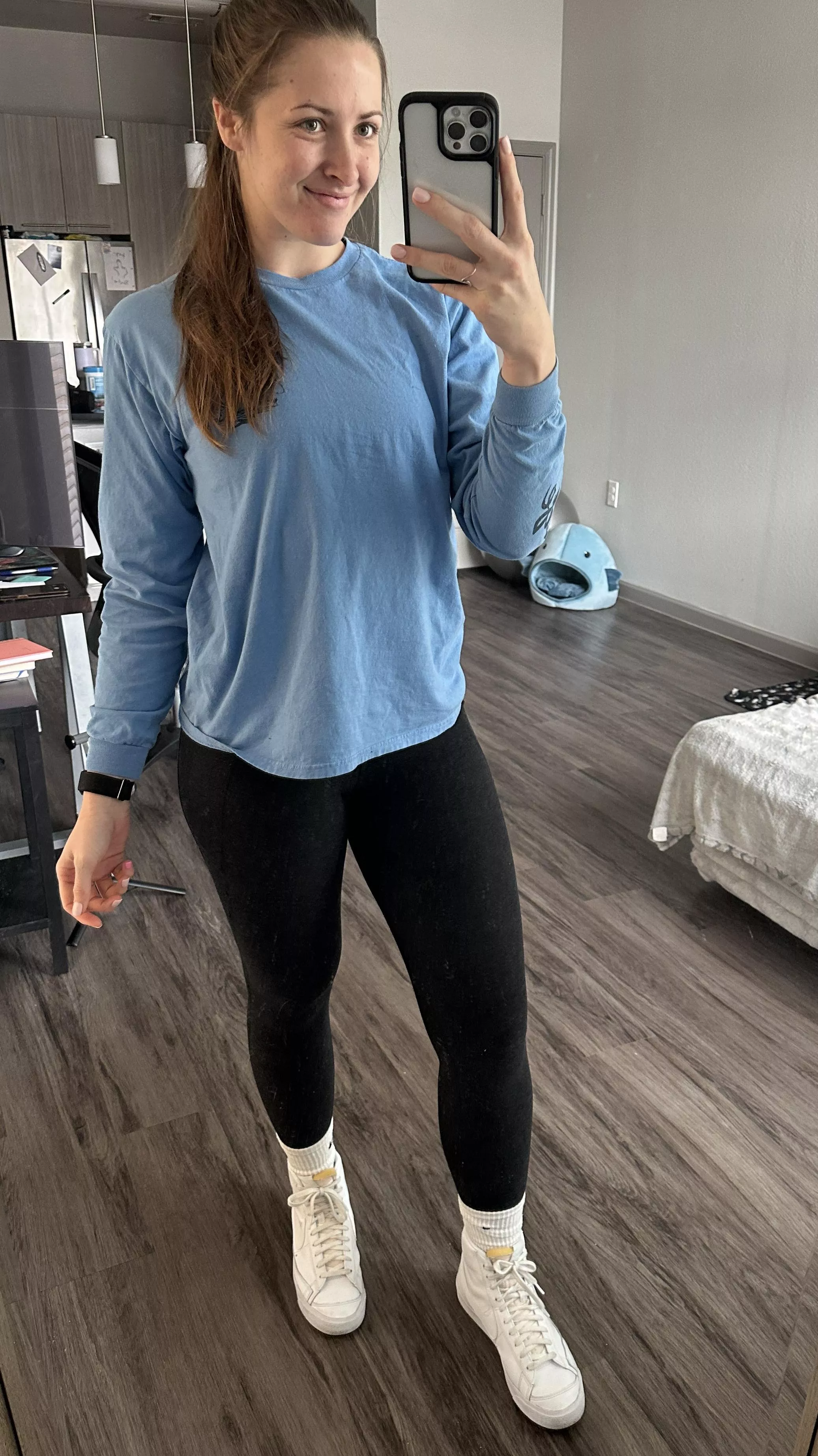 ready for you to pick me up for our gym date :)