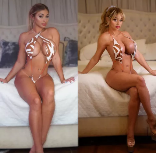 Same bikini, new tits