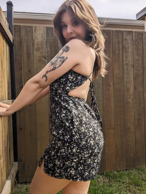 Short and backless sundresses all summer 