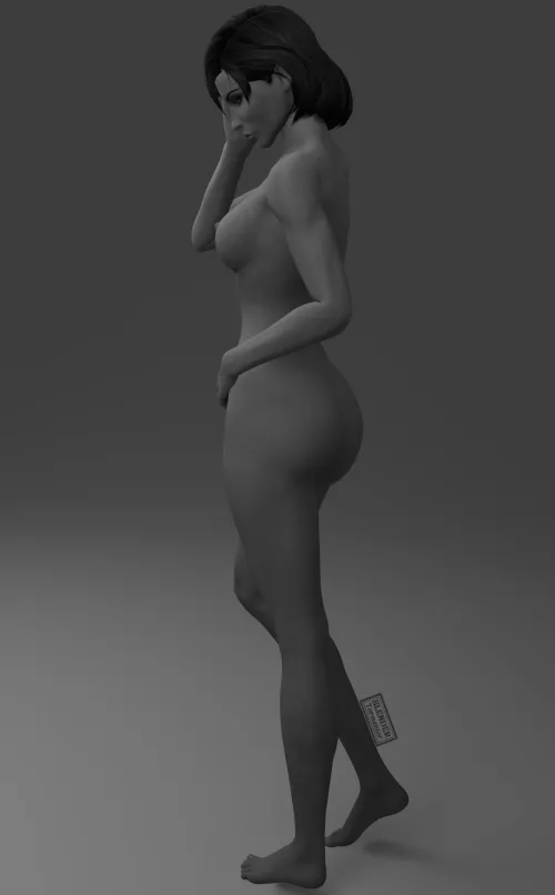 Tasteful Greyscale FemShep (BlenderTormentor)