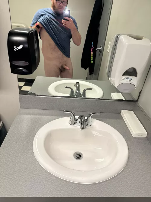 What would you do first when you walked in? Turn me around and suck my cock or bend me over the sink and fuck me?
