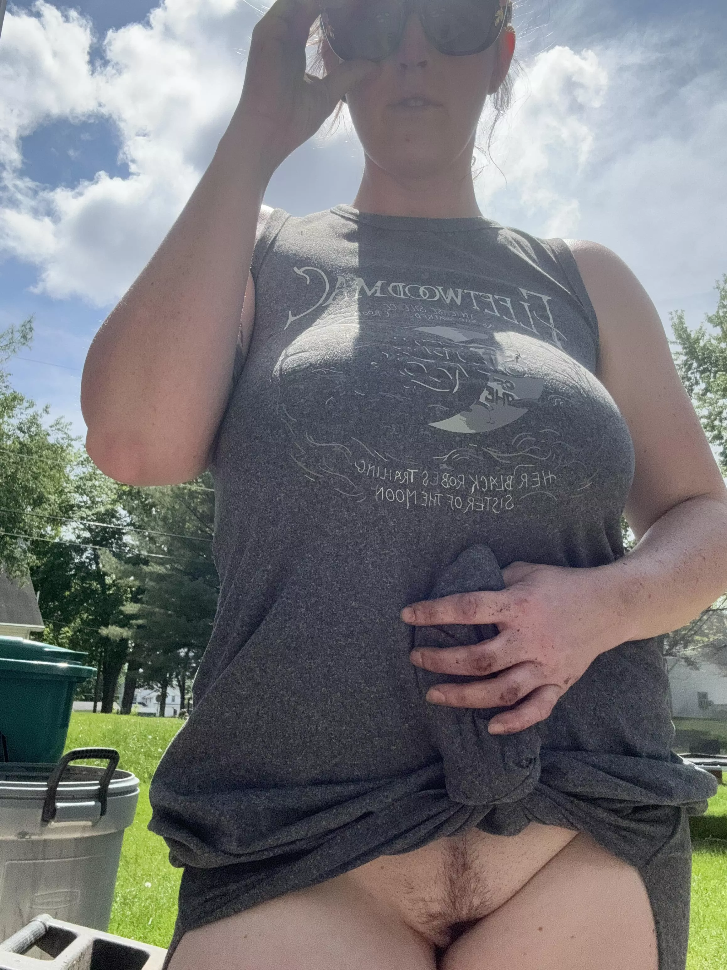 Wife wants to show off in garden beds 