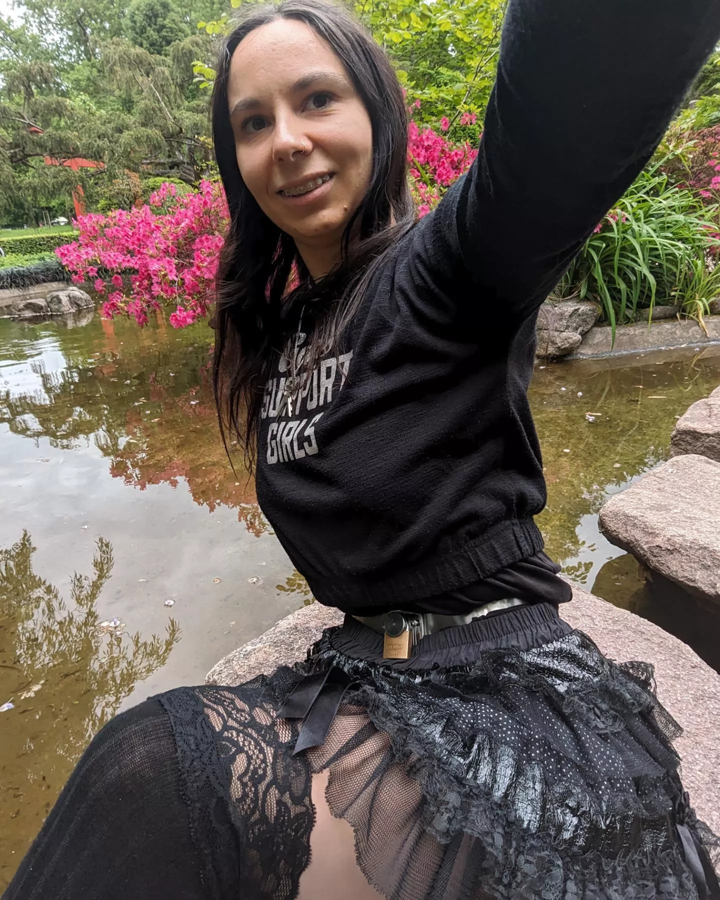 Belted at the zoo