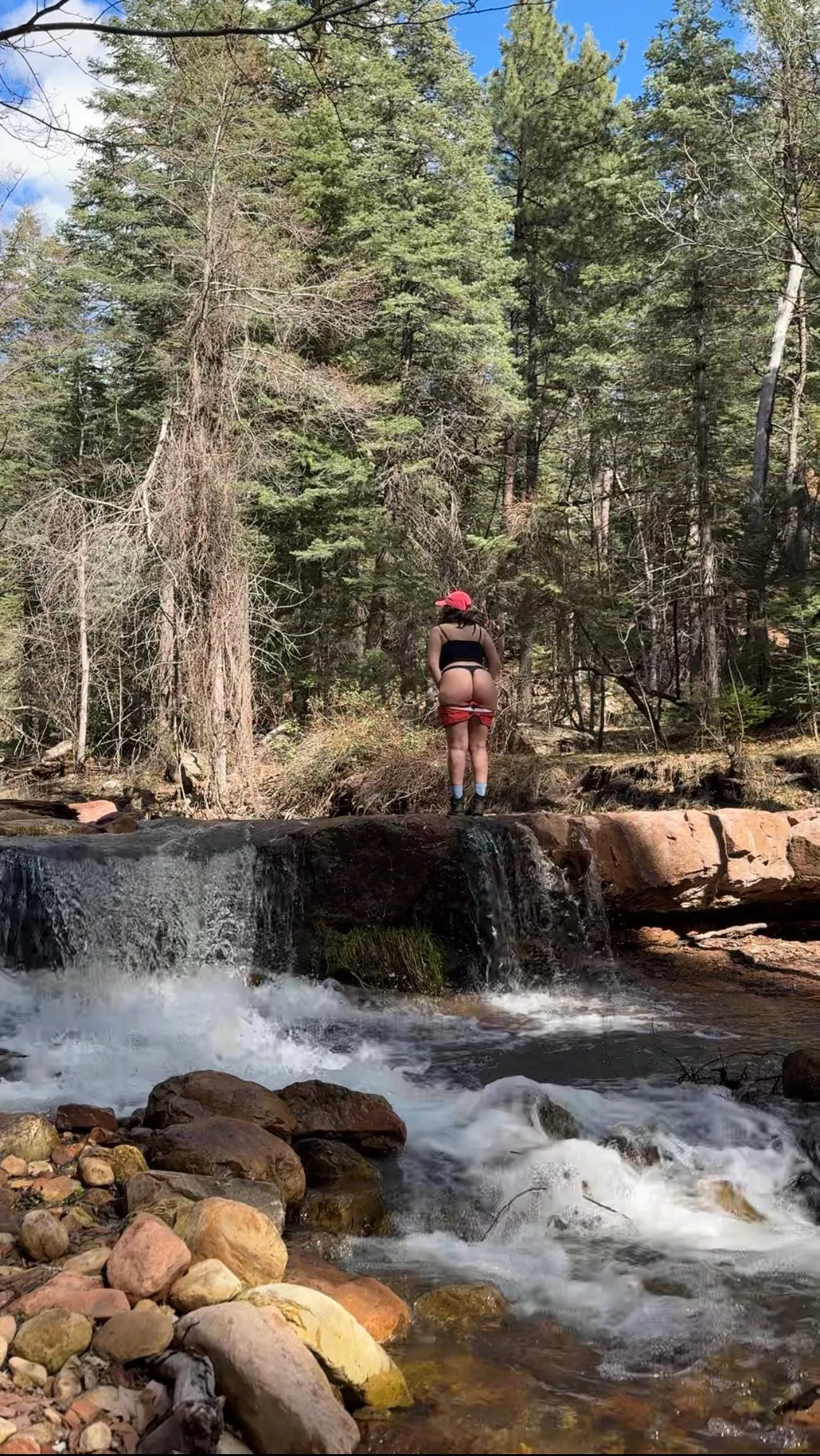 Big booty fairy in the middle of the forest