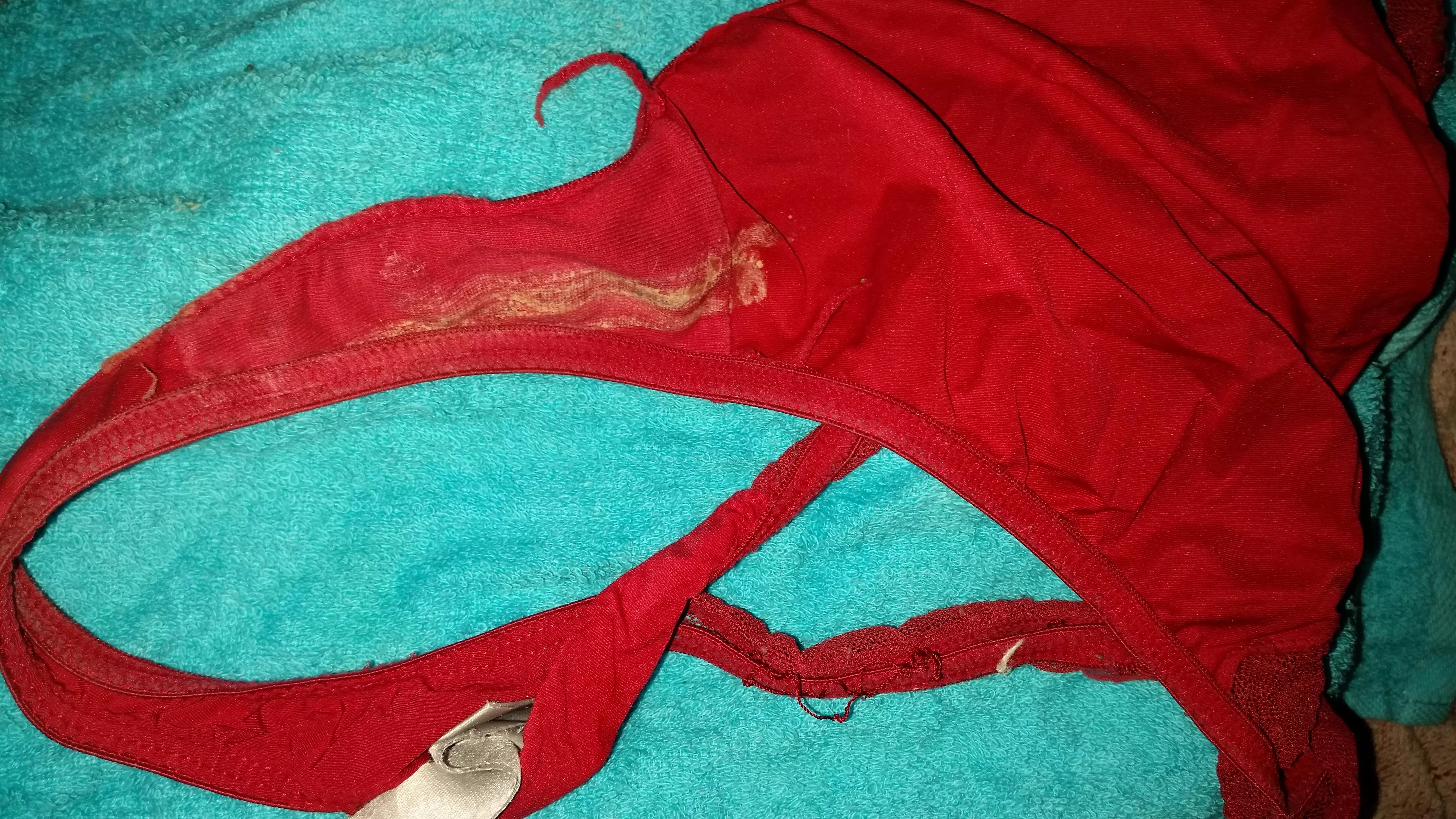 Ex wifes red thong 