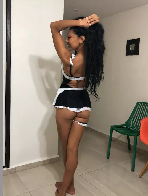 I hope you like my garter Mr Hardcock, I wore it for you, now can I help you empty your balls?