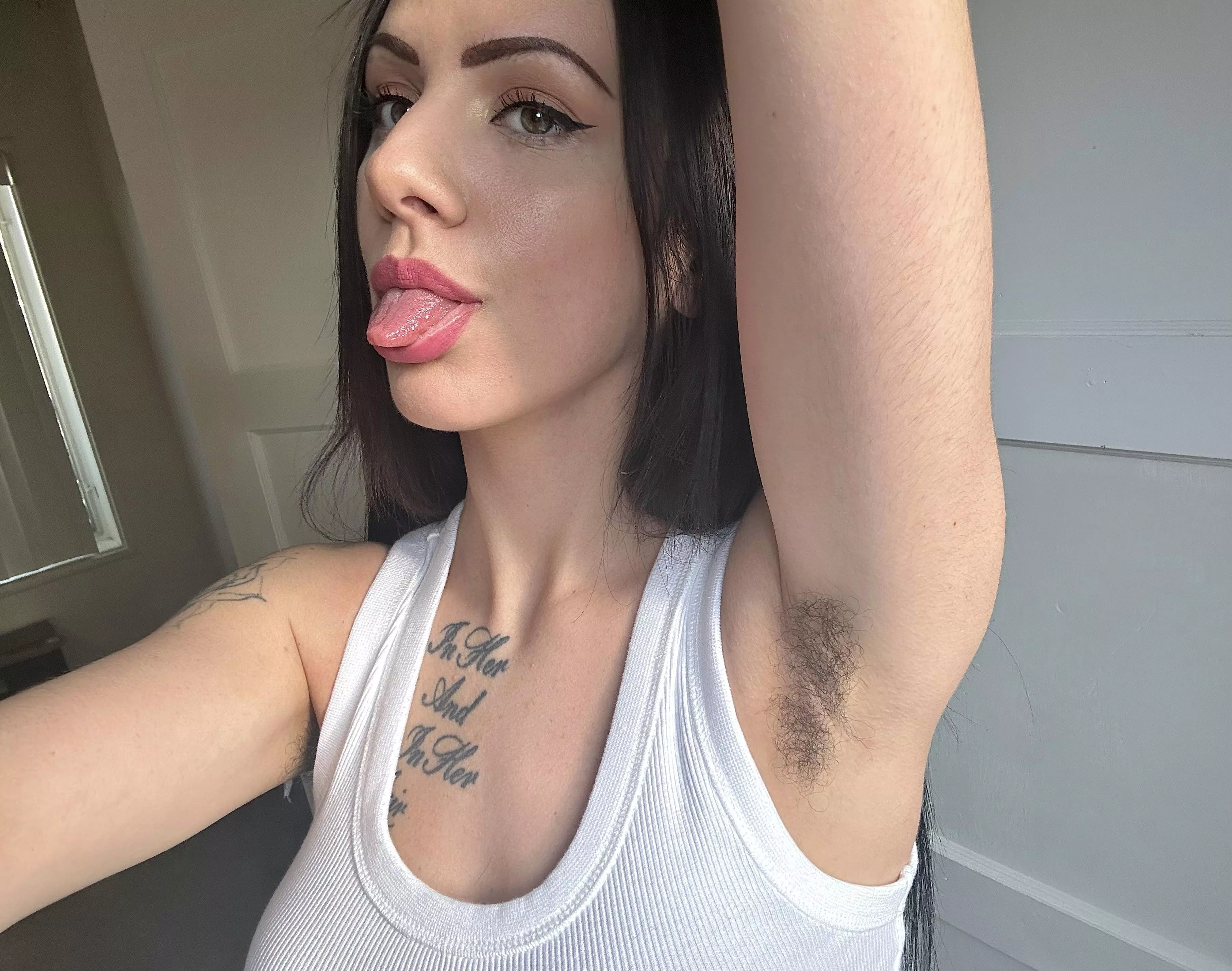 I love the fact that you’ll still lick me even though I haven’t showered. 