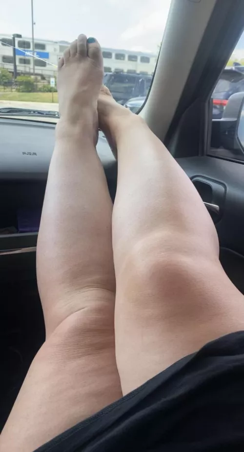 I never wear shoes in the car.