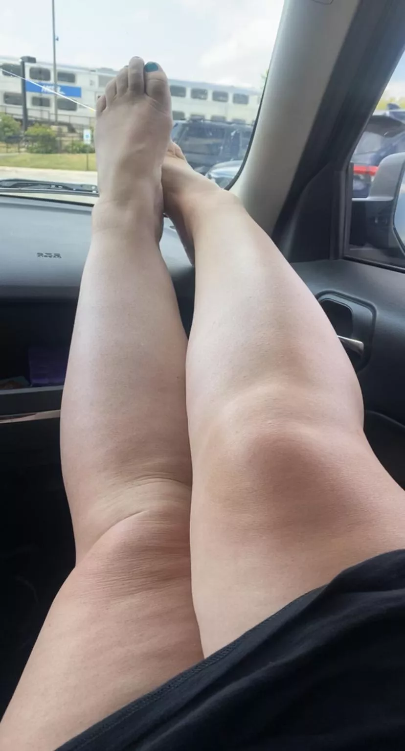 I never wear shoes in the car.