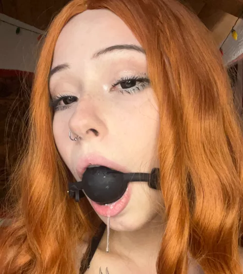I only become obedient with a gag and a collar