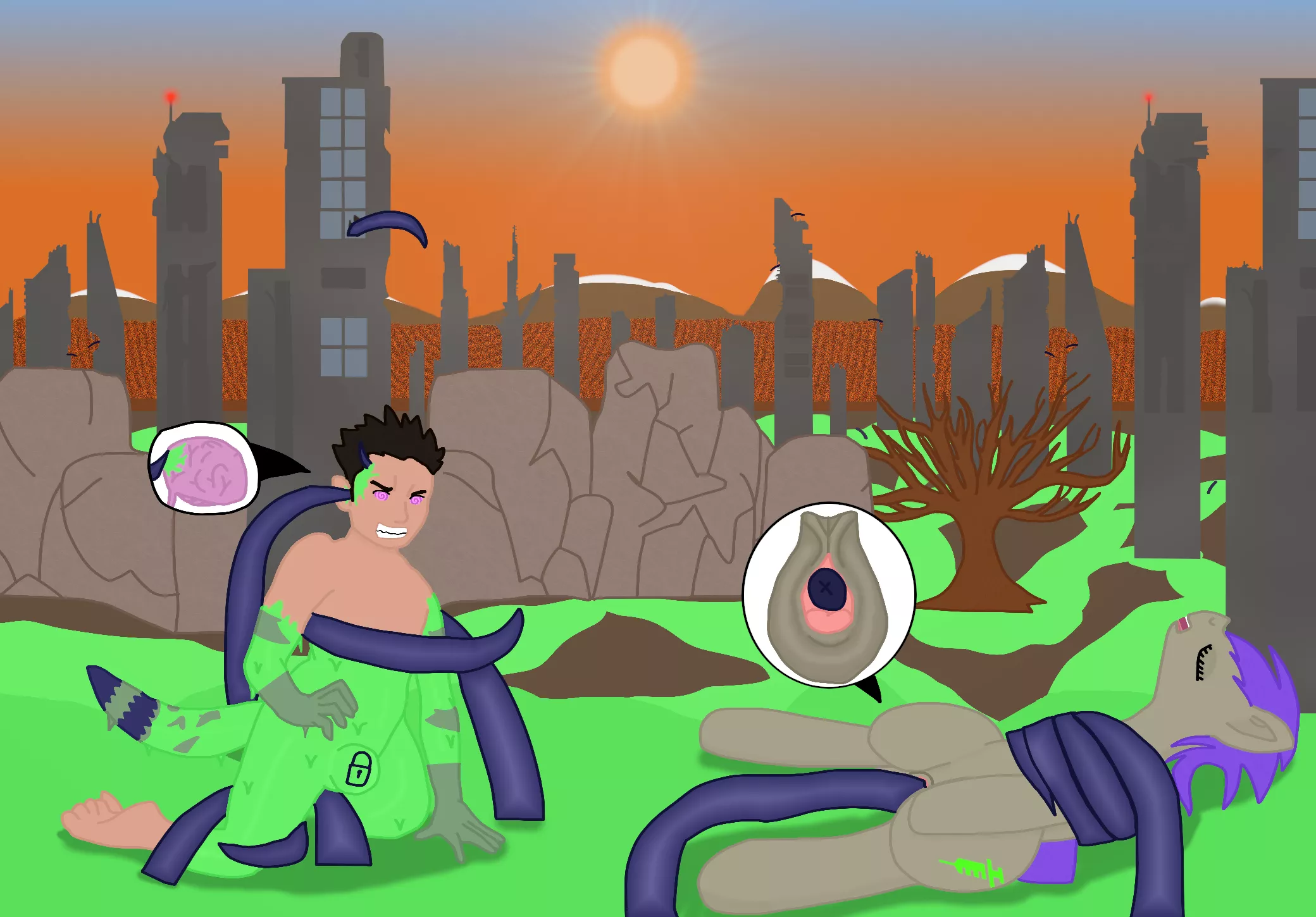 Jolly Syringe's Jumo latex tentacle biomass (OC)