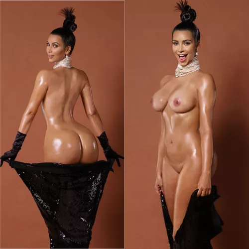 Kim Kardashian when she 
