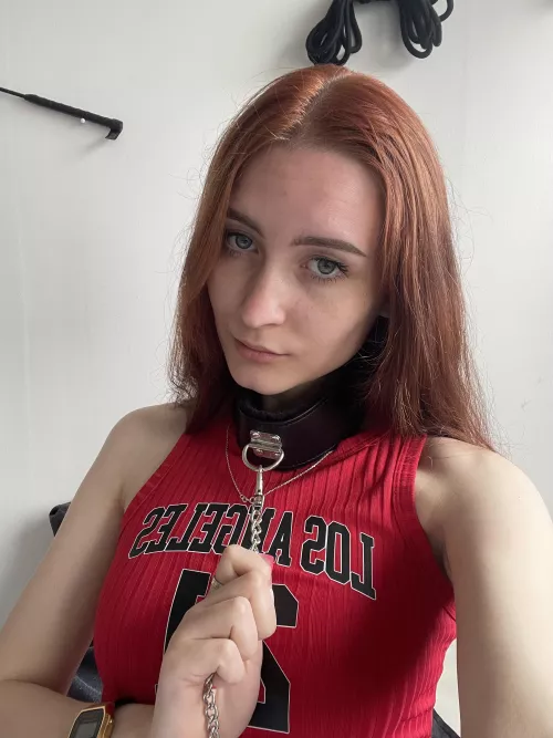 Master, why did you put a leash on me in bed if we just came from a walk